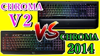 【razer】 Black widow Chroma 「2014」と「V2」使い比べてみた