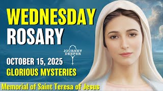 Wednesday Rosary 💙 Glorious Mysteries of Rosary 💙 October 15, 2025 VIRTUAL ROSARY