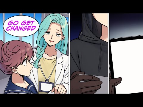 My friends went visited the old school building to test their courage [Manga Dub]