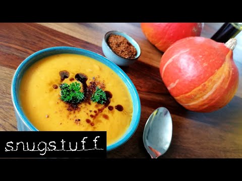 Pumpkin-Soup with a hint of orange and chili