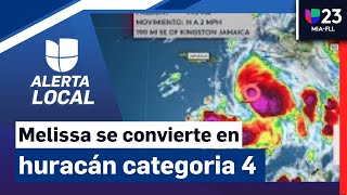 Tormenta tropical Melissa a punto de convertirse en huracán de mayor categoría