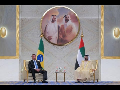 His Highness Sheikh Mohammed bin Rashid Al Maktoum-News-Mohammed bin Rashid meets with President of Brazil at Expo 2020 Dubai