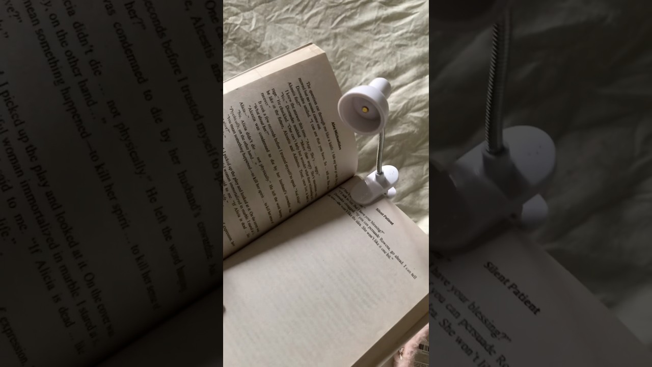 Mini reading lamp🛋️#studymotivation #readingtime #minilight