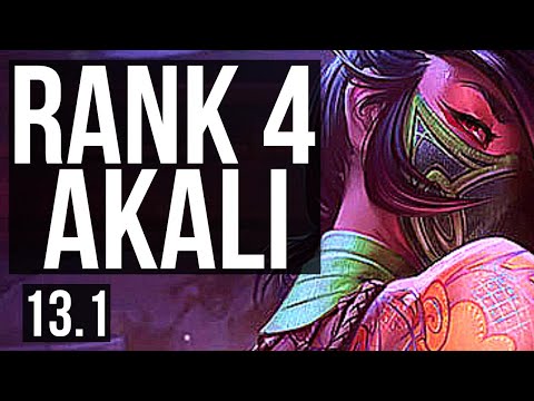 AKALI vs YONE (MID) | Rank 4 Akali, 7/0/2, Godlike, Rank 16 | KR Challenger | 13.1