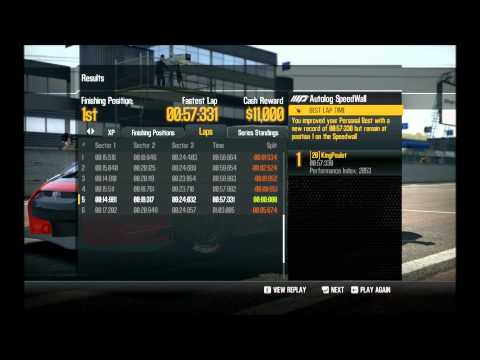 NFS Shift 2 PC - European Time Attack Pro Challenge (2/3) - Dijon-Prenois Short - Nissan GT-R (R-35)