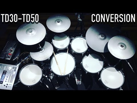 Upgrading my TD30KV to a TD50KVS - ROLAND TD50DP Digital Upgrade Pack