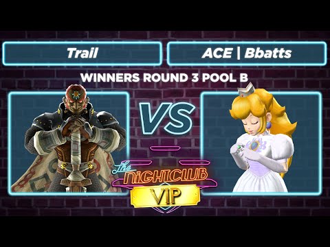 The Nightclub VIP:  Trail (Ganon) vs ACE | Bbatts (Peach) - WR3 SSBM Pool B