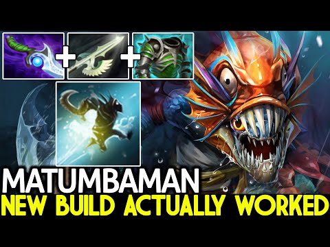 MATUMBAMAN [Slark] New Crazy Build Actually Worked Meta 7.26 Dota 2