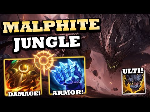 NEW Malphite Jungle is Back.. Unkillable Easy Tank Jungler