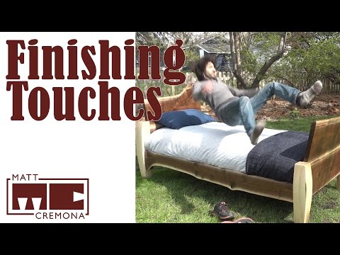 Finish and Mattress Support - JR's Bed Part 5
