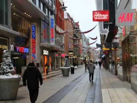Drottninggatan, shopping street, Stockholm, Sweden,