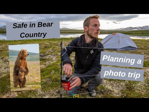 How to stay safe in Bear country. Tips for planning an extended, backcountry photo trip/expedition