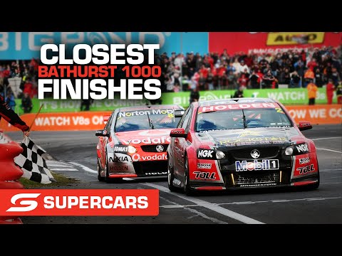 Top 10 closest Bathurst 1000 finishes EVER! - Repco Bathurst 1000 | Supercars 2022