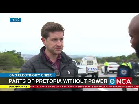 Parts of Pretoria without electricity