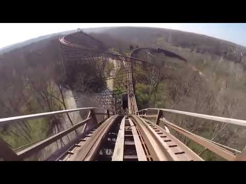 Michael Gira rides a rollercoaster