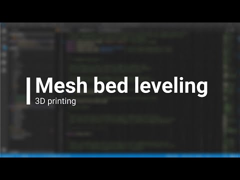 Mesh bed leveling (3D printing)