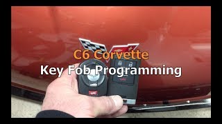 C6 Corvette Key Fob Programming