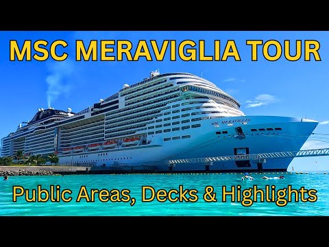 MSC Meraviglia Full Ship Tour – Deck by Deck - 2026 - incl. buffet