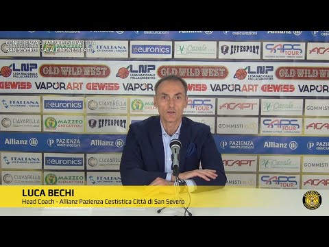 29/04/2021 | Conferenza Stampa post-partita - San Severo vs JB Monferrato - Luca Bechi