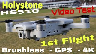 Holy Stone HS510 / Mjx Bugs B7 (First flight) Brushless, 4K, GPS, Foldable. Awesome Drone!!????????
