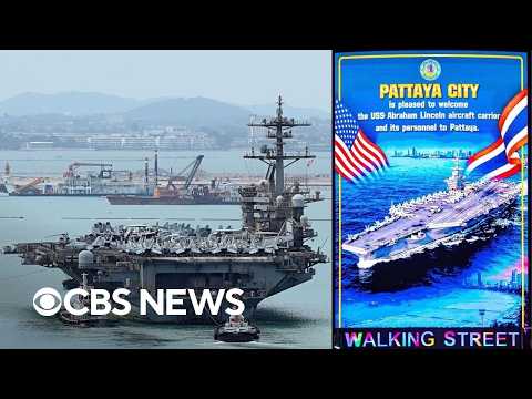 USS Abraham Lincoln docks in Thailand after 9 months at sea, reports of poor conditions