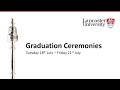 Lancaster University Graduation 10:30am Tuesday 18 July 2023
