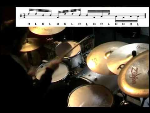 Advanced Rock Fills - Drum Lesson 1