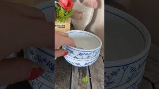 PRAHA miska 11 cm slaměnky, Český porcelán Dubí