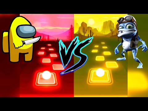 🔥TILES HOP AMONG US VS CRAZY FROG