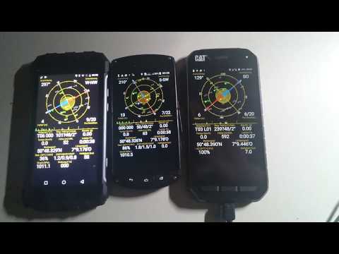 Indoor GPS Fix Comparison Ulefone Armor 2 / Kyocera Torque / Cat S41