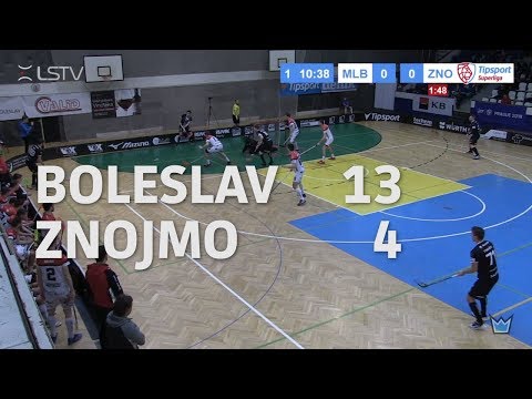 26. KOLO TIPSPORT SUPERLIGY: Technology Florbal MB vs. TJ Znojmo LAUFEN CZ 13:4