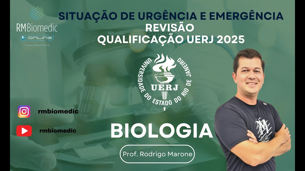 SITUAÇÃO DE URGÊNCIA E EMERGÊNCIA - VESTIBULAR UERJ - 2º EXAME DE QUALIFICAÇÃO 2025. BIOLOGIA 07