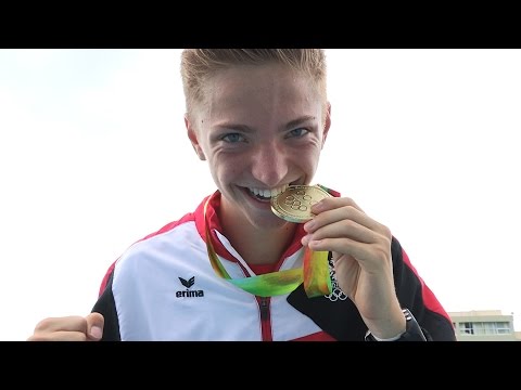 Youth Olympic Team Austria - Goldmedaille Stefan Schmid -  Leichtathletik - EYOF Tiflis 2015