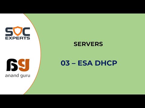 SOC Experts - SOC Training - Servers - 03 DHCP