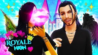 😈MALTY FALLS IN LOVE?!💖DARK FAIRIES BATTLE IN ROYALE HIGH!🔥 The Sims 4 Royal High School #7! 👑