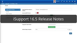 iSupport 16.5 Release Notes