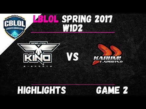 OPK vs KBM Highlights Game 2 CBLOL Spring 2017 W1D2 Operation Kino vs KaBuM! e-Sports