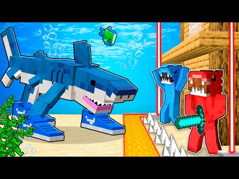 TRALALERO TRALALA vs BASE ACUÁTICA de MÁXIMA SEGURIDAD en Minecraft