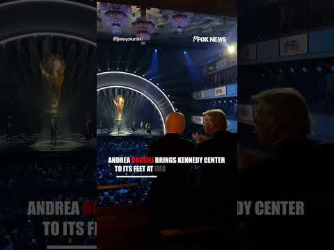 BOCELLI ASCENDS: World-renowned opera singer Bocelli receives a standing ovation #shorts #opera #fox