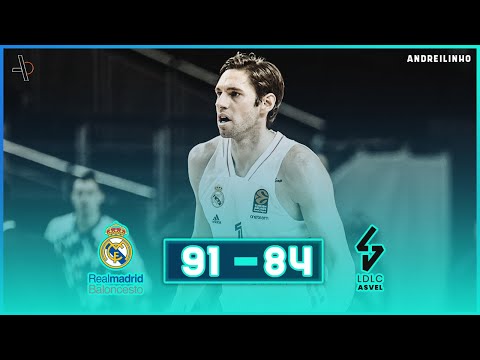 Real Madrid - LDLC ASVEL Villeurbanne |92-84| ● Full Highlights ● Round 12