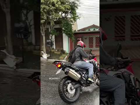 Africa twin Sliding in rain 💨👊✊