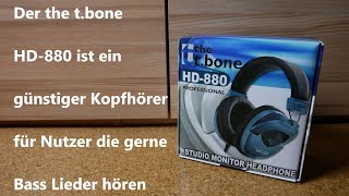 Video thumbnail for the t.bone HD 880 by TechUpProduction