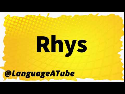 Rhys Pronunciation ⚡️ How To Pronounce Rhys!