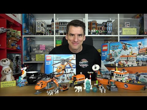 Die City-Highlights von 2014: LEGO® Arktis Eisbrecher & Helikopter 60062 & 60034