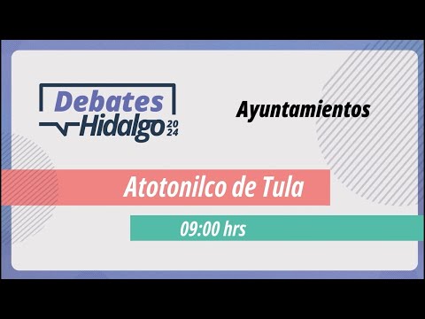 Debate por el  Municipio de Atotonilco de Tula para el Proceso Electoral Local 2023 – 2024 en Otomí