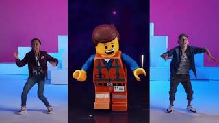Everything is awesome in a Lego Movie Dance-off. Dance with all your favorite Lego Movie characters