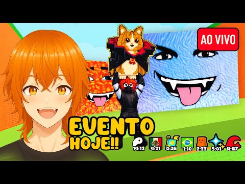 🌊 EVENTO FUJA do TSUNAMI para BRAINROTS HOJE!! 💙 XD AO VIVO