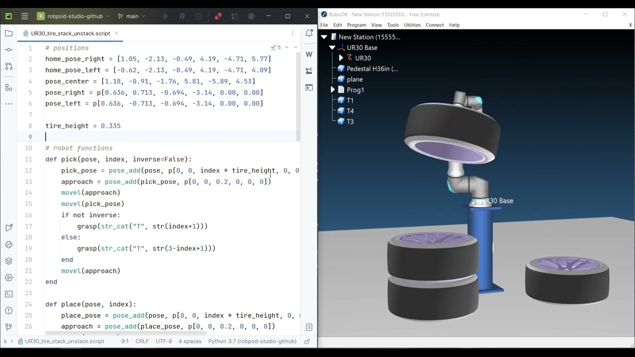 RELEASE 1.1.5 - Added Universal Robots UR30 model