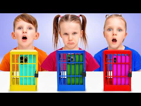 Handy-Gefängnis mit Vania und Mania📱🚓 | Lustige Video-Compilation für Kinder | Vania Mania DE