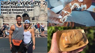 Disney World Vlog Pt 2 - Magic Kingdom, Animal Kingdom, Epcot - Disney Cheat Meals